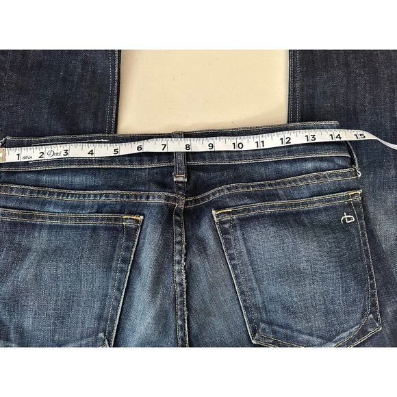 Rag & Bone Dre In BEVERLYS Dark Blue Wash Skinny Jeans Sz 24 ~ Preowned0 - Picture 13 of 16